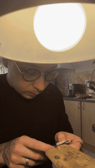 Nathan en atelier
